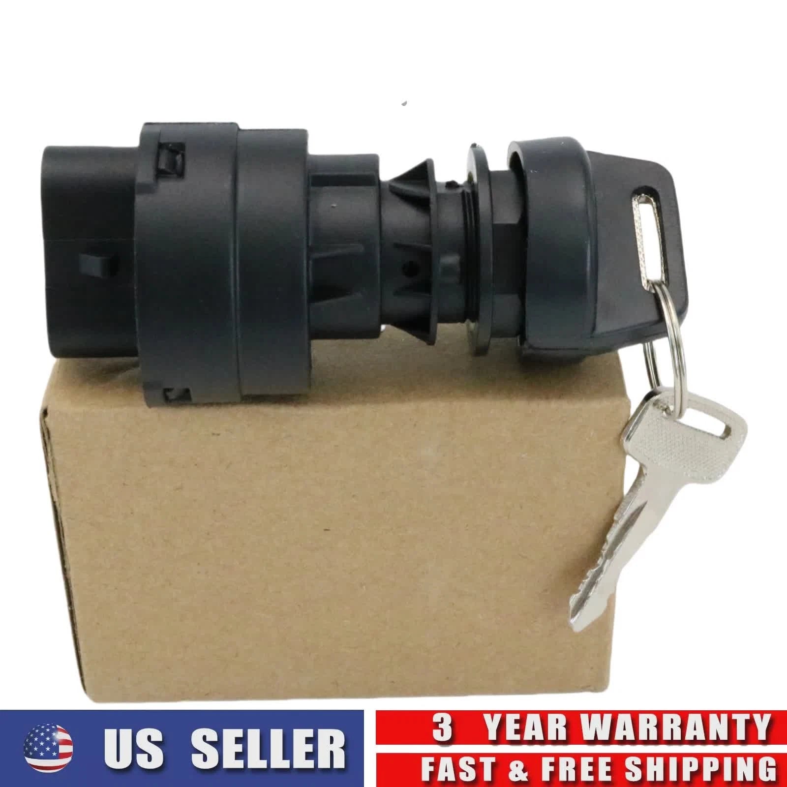 Ignition Key Switch for Polaris (3 Position 4 Pin) 4017237 4080413