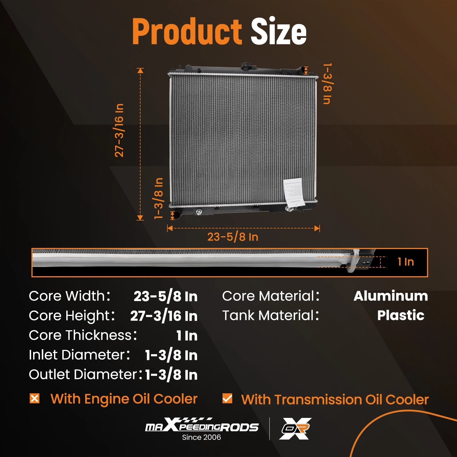 Radiator for Nissan Frontier (2005-2019)