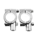 22MM 8mm Handlebar Mirrors Mount Holder Clamp for Motorcycle Chrome