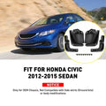 Set of 4 Mud Guards for Honda Civic (2012–2015) - Front & Rear Splash Flaps