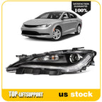 Driver Side Halogen Headlight with DRL for Chrysler 200 (2015–2017)