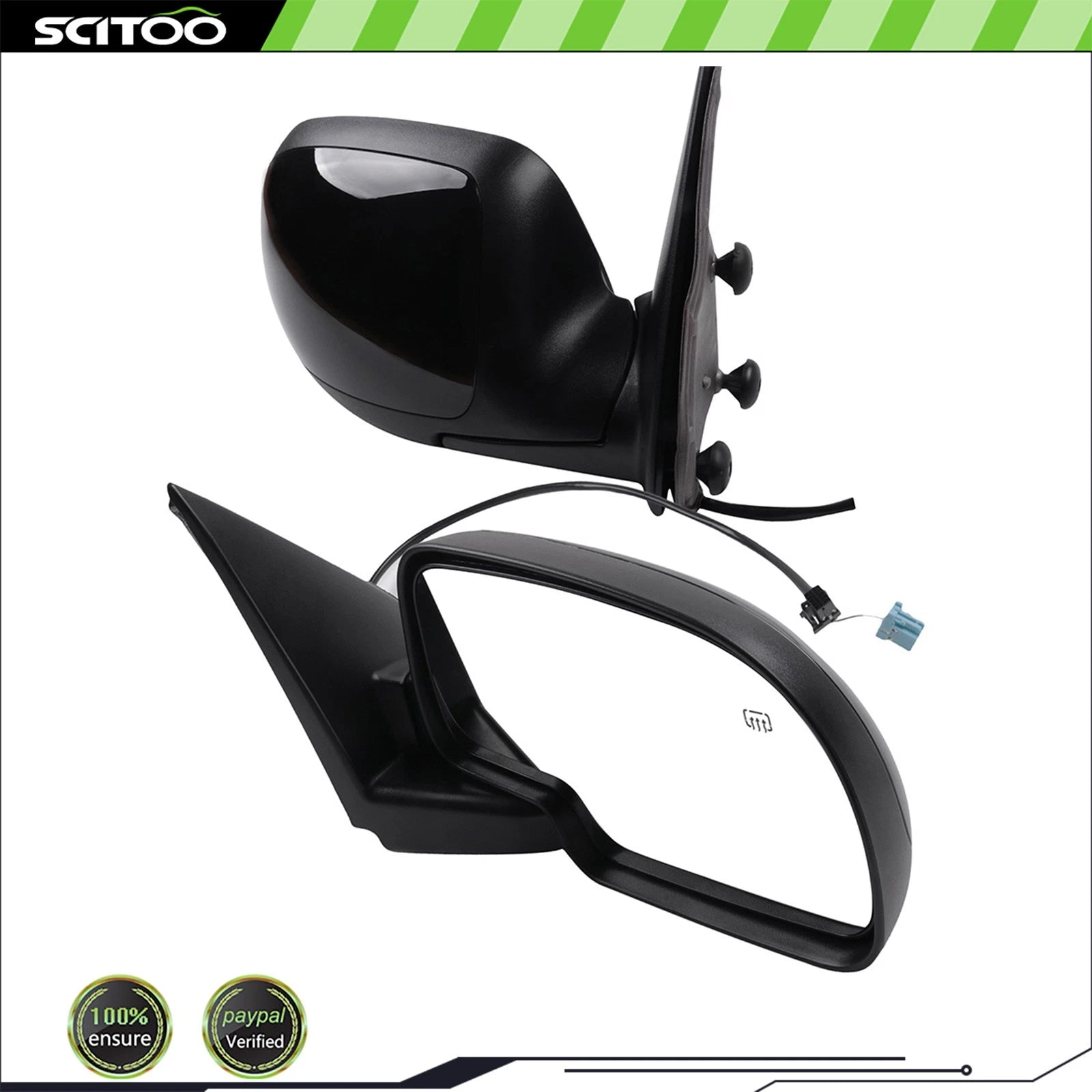 Power Mirrors Set of 2 for Chevy GMC (2003–2007) Left Right Heated Manual Fold