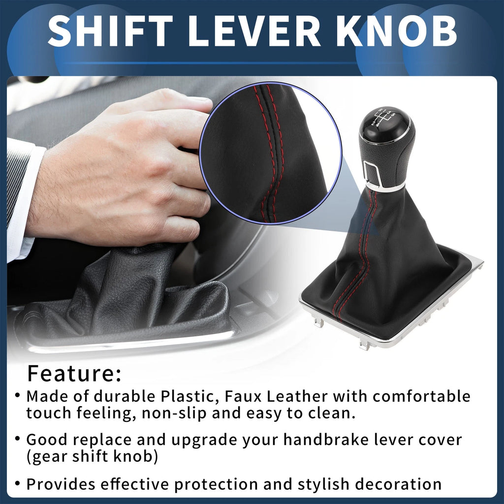 5 Speed Gear Shift Knob with Cover No.3AA711113A for VW Passat (2013–2021)