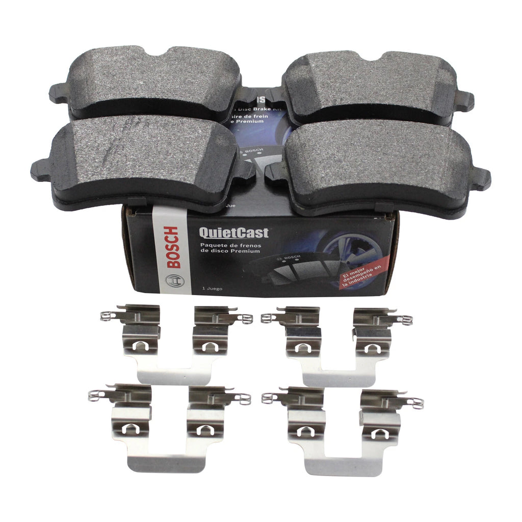 Set of 4 Bosch QuietCast Rear Semi-Metallic Brake Pads for Audi A6 A7 RS7 S6 (2012–2021)