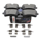 Set of 4 Bosch QuietCast Rear Semi-Metallic Brake Pads for Audi A6 A7 RS7 S6 (2012–2021)