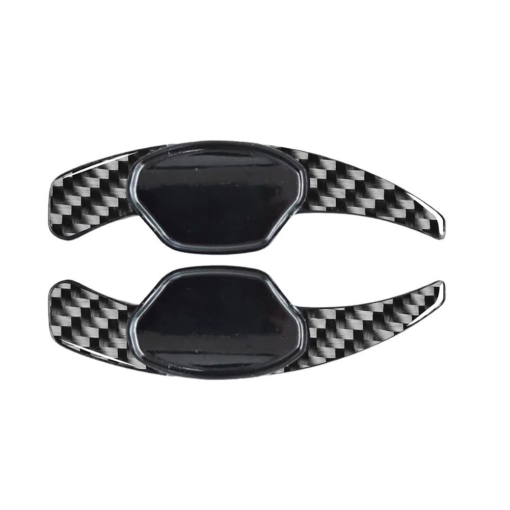 2X Steering Wheel Shift Paddle Extensions Carbon Fiber for Cadillac XTS (2013–2019)