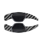 2X Steering Wheel Shift Paddle Extensions Carbon Fiber for Cadillac XTS (2013–2019)