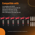 6X Coil Pack and Spark Plug Kit for Saab 9-4X Saturn Outlook (2010-2012)