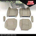 Front Leather Seat Cover for Chevy Tahoe GMC Yukon (2003–2006) Light Tan