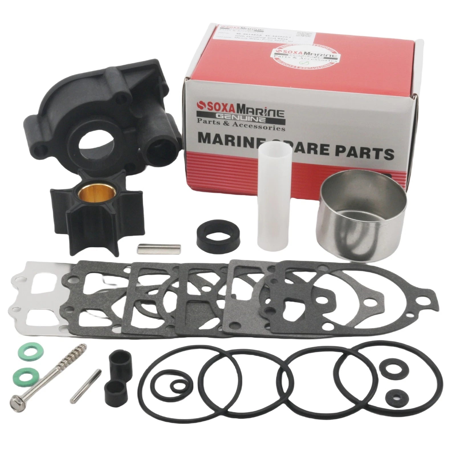 Sea Water Pump Rebuild Service for Mercury Sterndrive MC-1 R MR Alpha 1 (1973–1995)