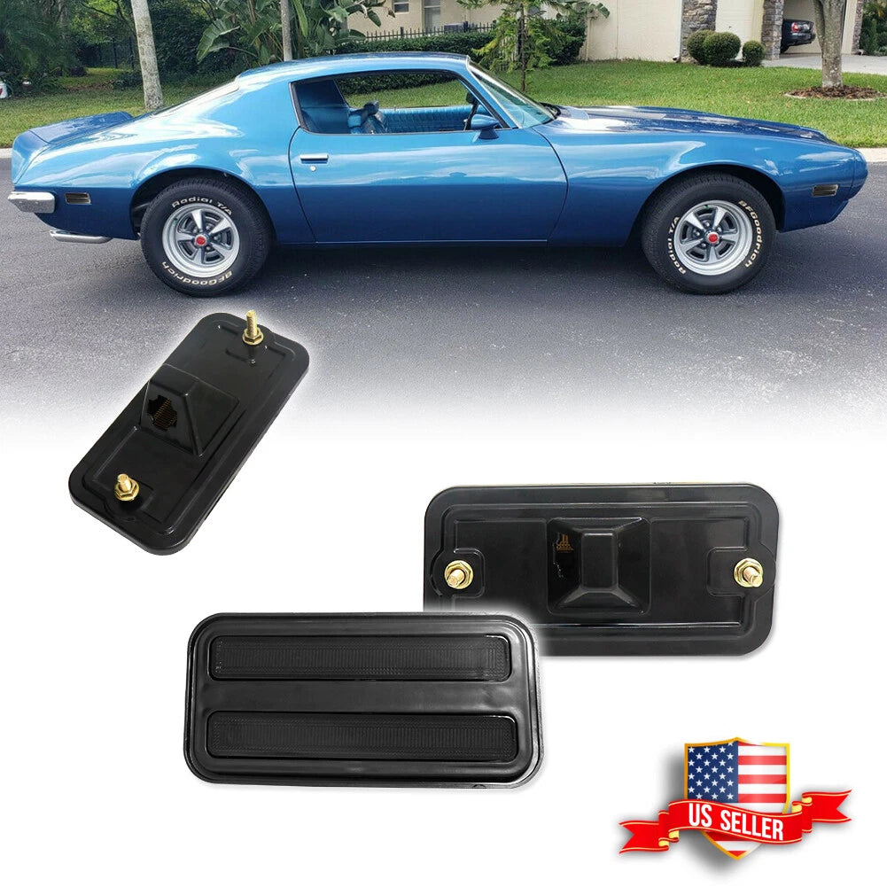 2PC Smoke Side Marker Light Housing for Pontiac Firebird (1970–1981)