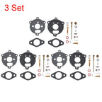 Set of 3 Carburetor Gasket Repair Kit for Briggs (394693, 291763, 295938, 142300-143457)