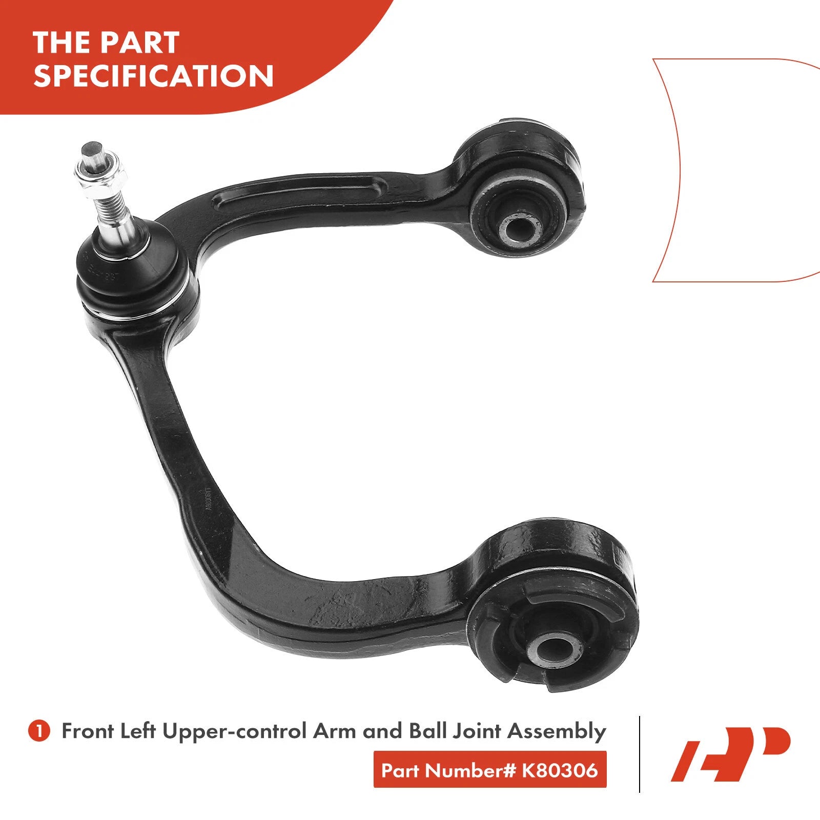 8x Front Control Arm with Ball Joint for Ford F-150 (2004–2006) 4WD