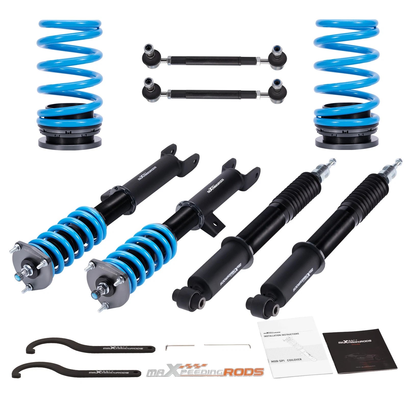 Coilover Shock + Spring 24 Way Damper for Tesla Model 3 (2017–2023)