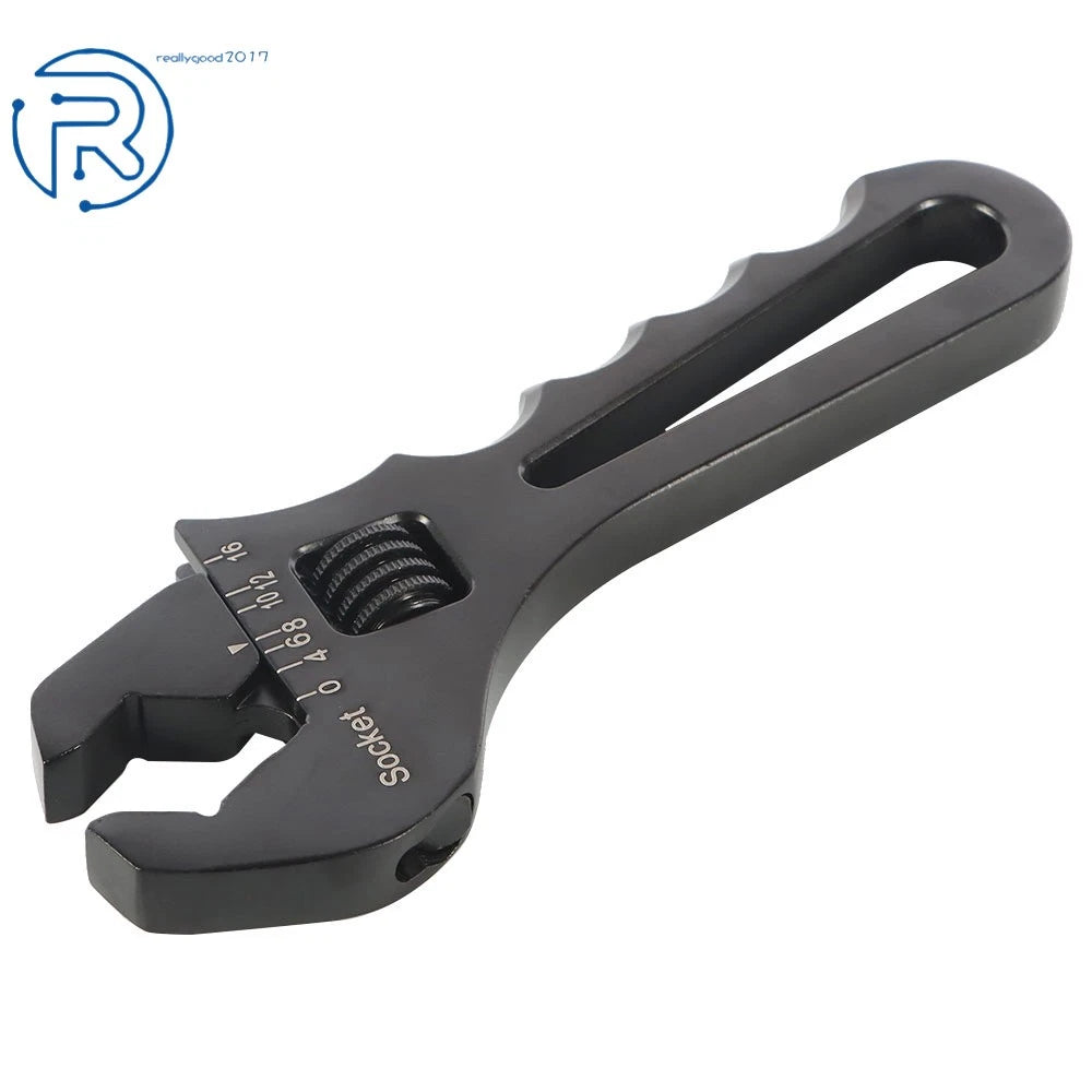 Adjustable Wrench 3AN-16AN Aluminum Spanner Tool for Hose End Fitting