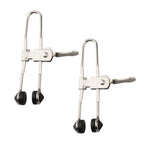 Set of 2 Rubber Head Lever Action Grid Clamps for Drop Ceiling