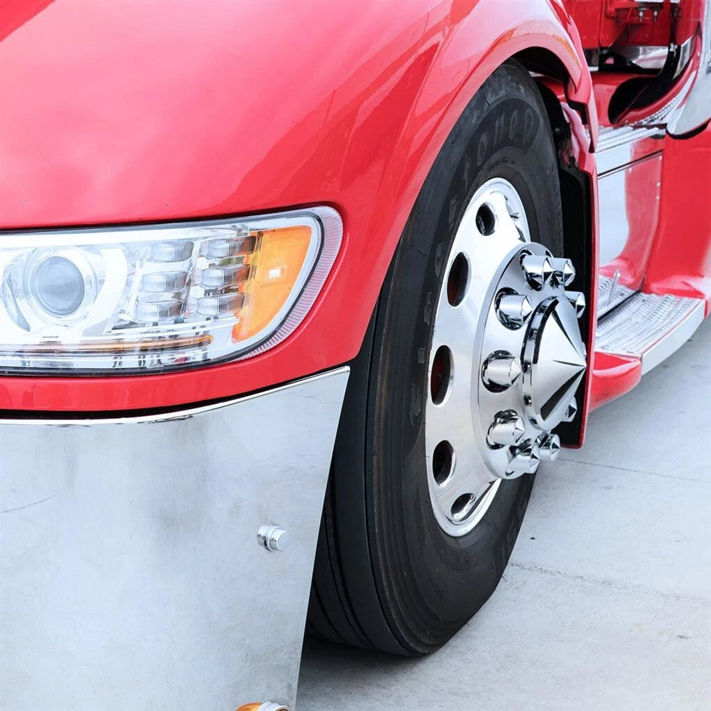 Lug Nut Covers Chrome Push On Set for 33mm Wheels (2005–2015)