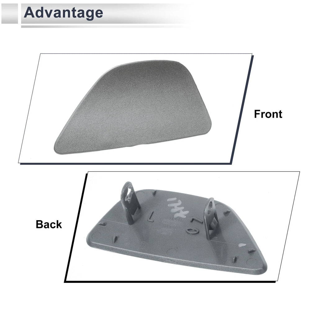 Front Left Washer Nozzle Cover Cap No. 51117332669 for BMW 535i GT (2014–2017) Grey
