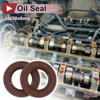 2X Oil Seal Rotary Shaft Seal FKM Rubber 35x58x8mm for Various Models 