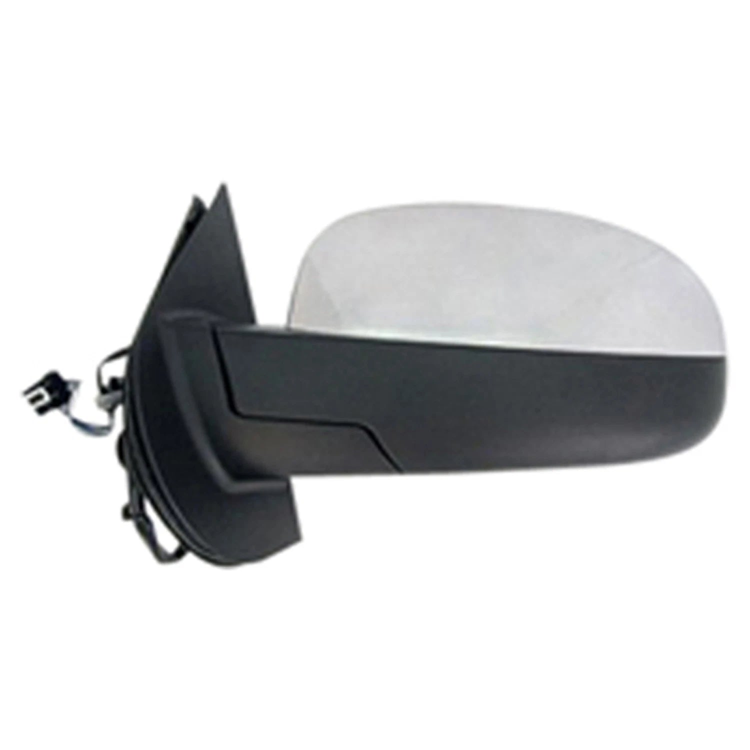 Replacement Brushed Driver Side Power Door Mirror w/Heated Glass