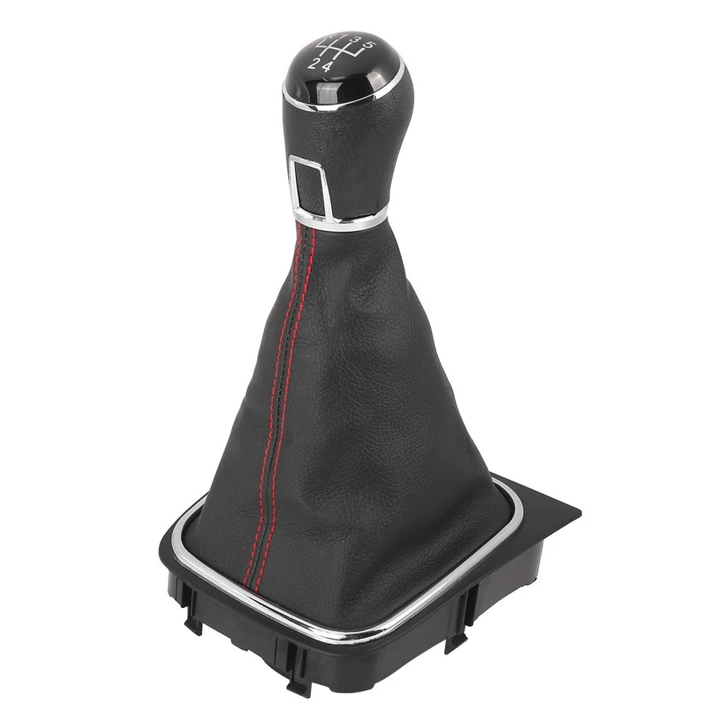 5 Speed Gear Shift Knob Gaiter Boot Cover Black for Volkswagen Jetta Golf (2005–2023)