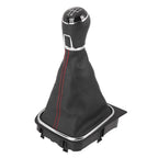5 Speed Gear Shift Knob Gaiter Boot Cover Black for Volkswagen Jetta Golf (2005–2023)