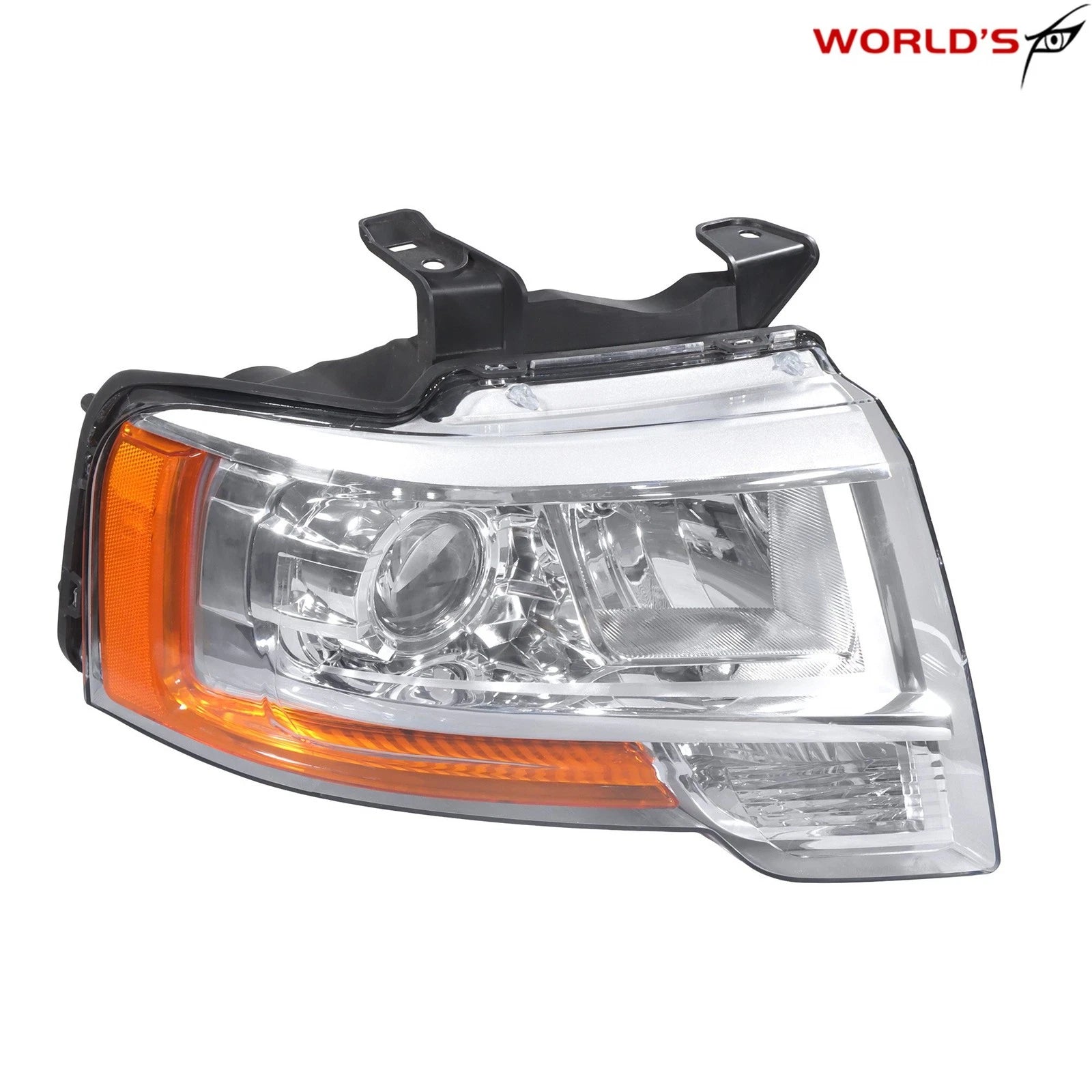 Halogen Projector Headlight for Ford Expedition (2015–2017) Chrome Right Side