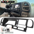 Double DIN Dash Bezel Kit for GMC Full Size Trucks/SUVs (1995–2002) Black