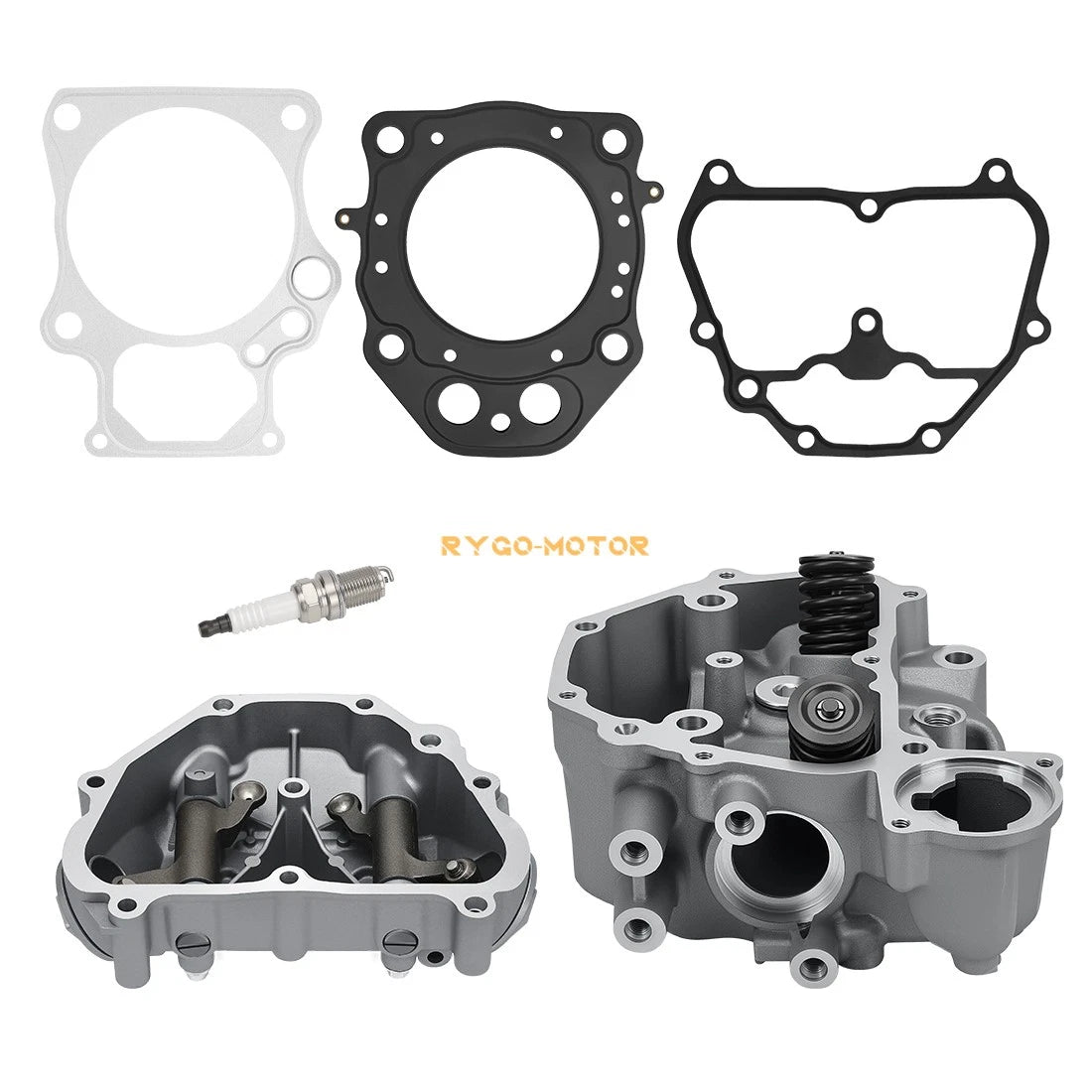 Cylinder Head Assembly with Valves Cover & Gaskets for Honda Rancher 420 TRX420 (2009–2024)