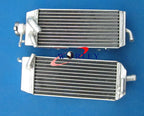Aluminum Radiator & Yellow Silicone Hose for Suzuki RM125 (1998-2000)