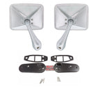 Outside Rearview Door Mirrors Chrome Pair for 1970–1972 Chevy Truck