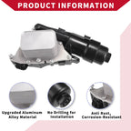 Engine Oil Cooler Filter Housing with Bolt for BMW i8, X2, X1 (2014–2021) No. 11428585235
