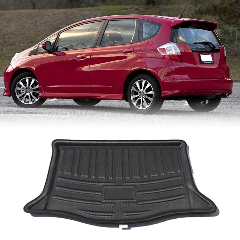 Rear Trunk Tray Boot Liner Cargo Mat for Honda Jazz (2008–2013)