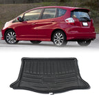 Rear Trunk Tray Boot Liner Cargo Mat for Honda Jazz (2008–2013)