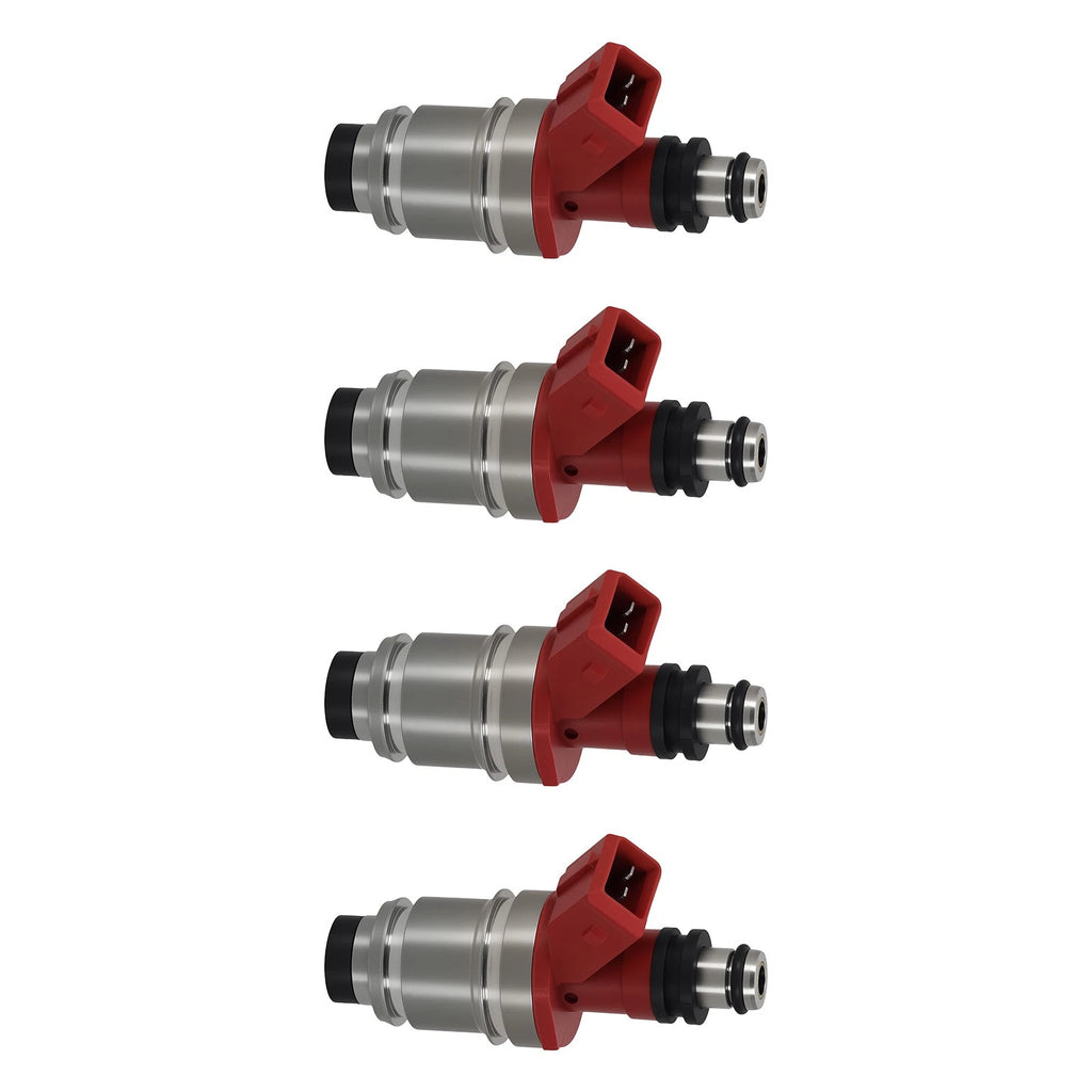 Set of 4 Gas Fuel Injectors for Nissan D21 Pickup (1990–1995)