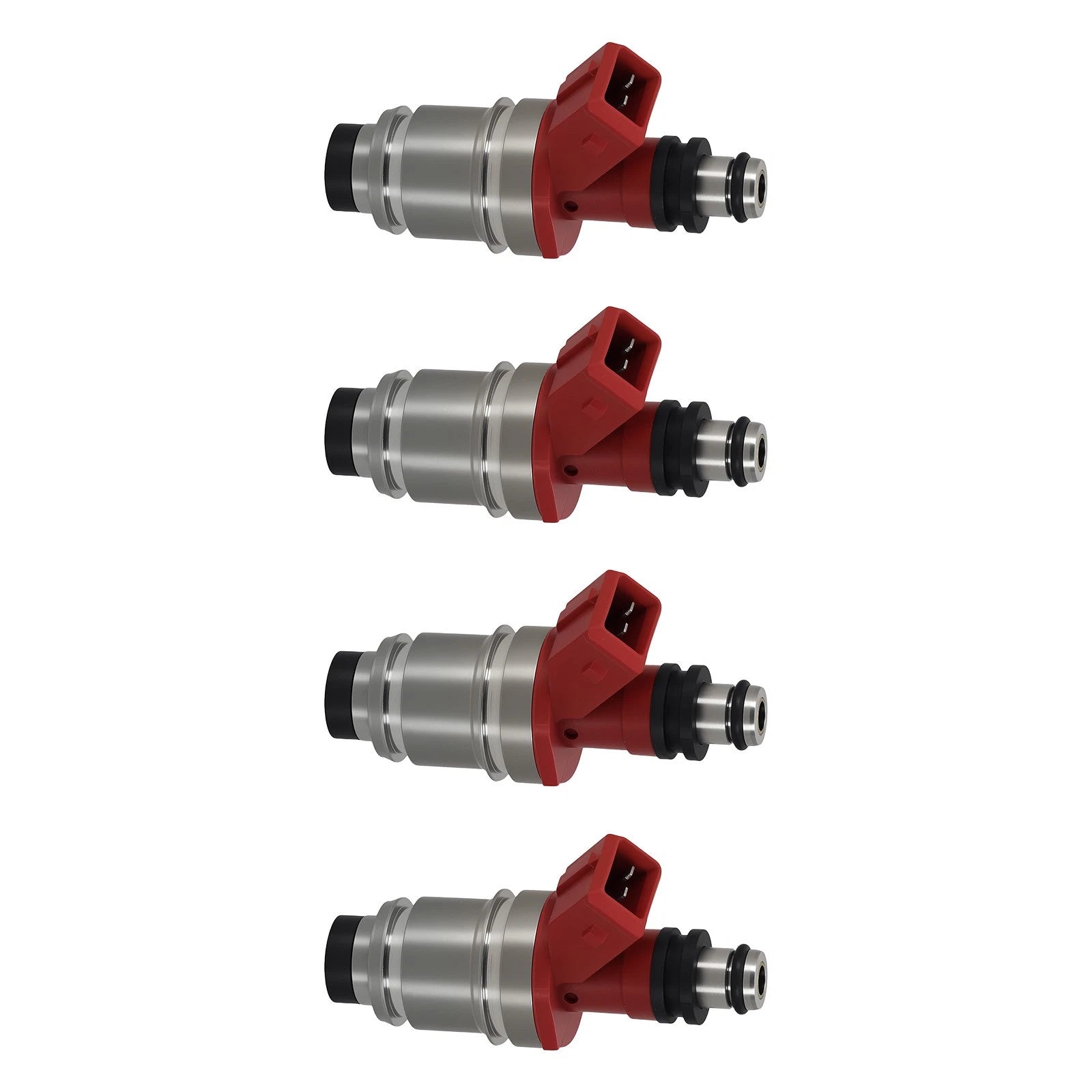 Set of 4 Gas Fuel Injectors for Nissan D21 Pickup (1990–1995)