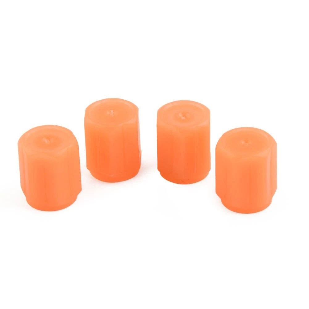 Set of 4 Valve Covers for - Orange, Pink, Red, Yellow, Blue