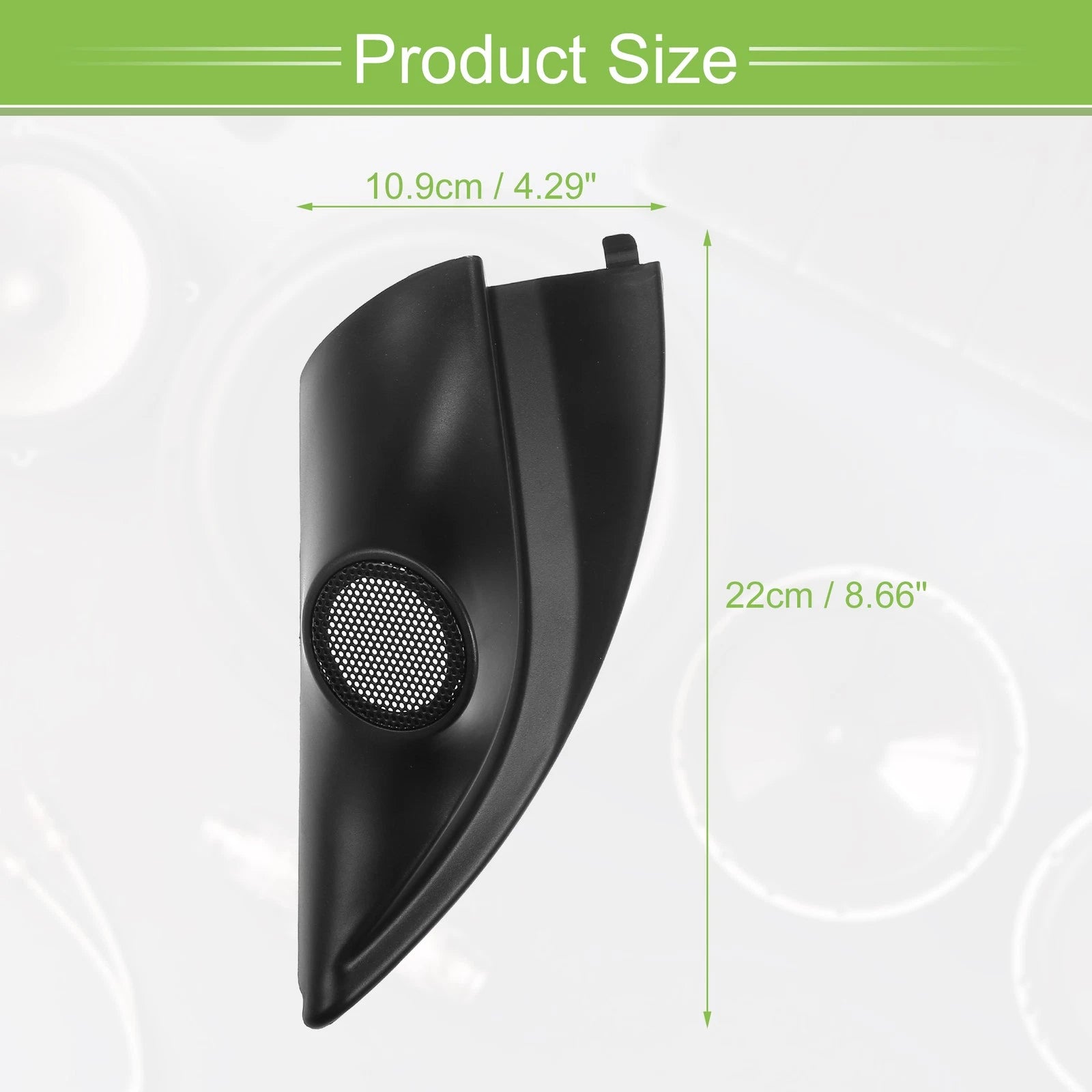 Pair A Pillar Door Tweeter Speaker Cover Trim for Mitsubishi Mirage (2014–2023)