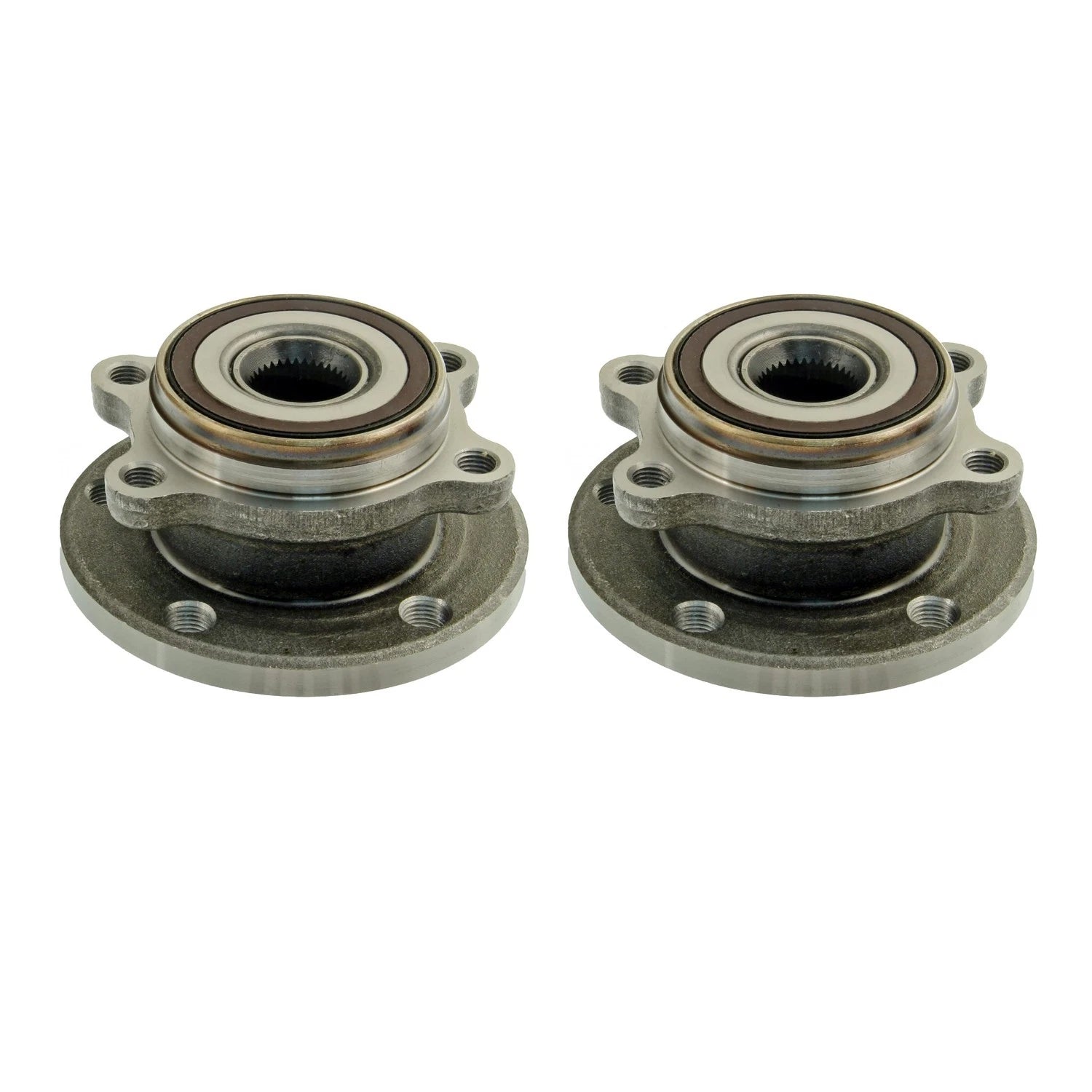 2X Wheel Bearing & Hub Assembly Set for A3 CC Golf Jetta Leon Passat Q3