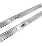 Door Sill Scuff Plates with Black Decals for 1969–1970 Ford Mustang