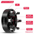 Set of 4 1.5" Hubcentric Wheel Spacers 6x120 14x1.5 for Cadillac SRX (2010–2016)