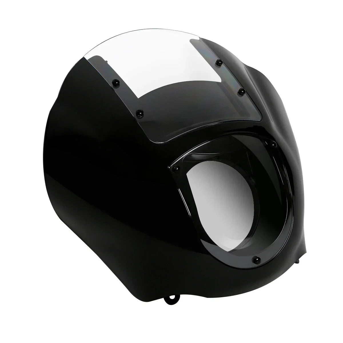 Black & Clear Quarter Fairing Windshield Kit for Harley Sportster Dyna