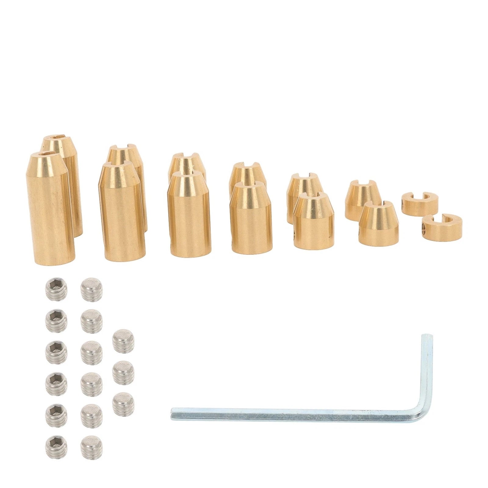 14 Pack Reusable Brass Wheel Spoke Balance Weights for Universal Motorcycle