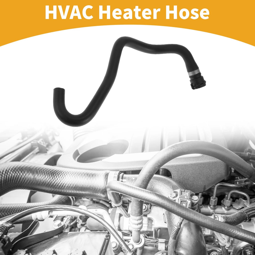 HVAC Heater Hose for BMW 3 Series E46 (2000–2007) No. 64216902683 Rubber Black