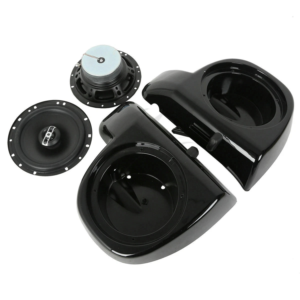 6.5" Lower Vented Fairings Speaker Glove Box for Harley Touring FLHT (2014–2024)