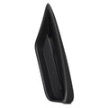 Replacement Black Textured Polypropylene Front Driver Upper Bumper Cover Grille