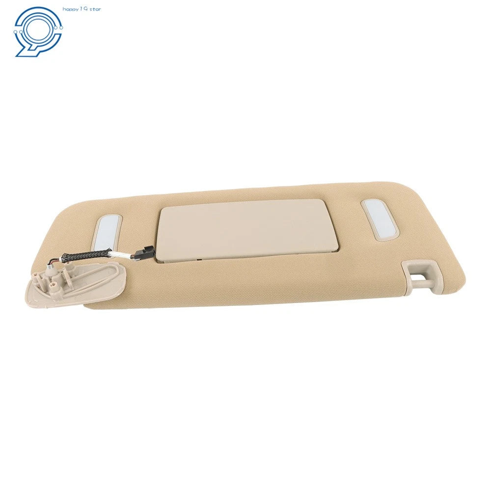 Passenger Right Side Sun Visor for Silverado Sierra Tahoe Yukon (2007-2014) Beige