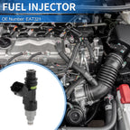 Fuel Injector No.EAT321 for Suzuki K6a (1 Pc, Black)