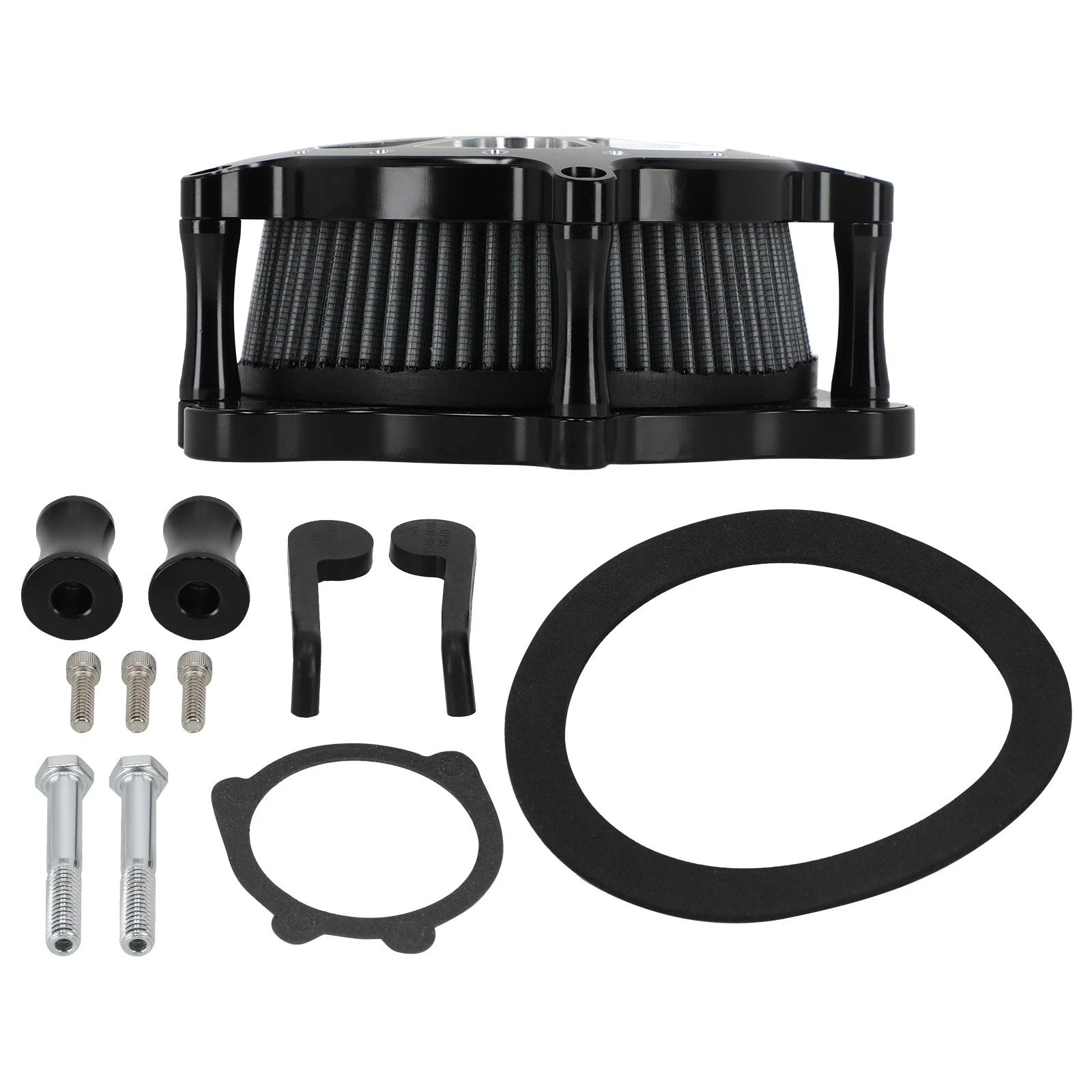 Cylinder Air Cleaner System for Harley Softail Touring (2000–2015) Black