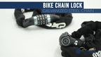 2X Bike Chain Lock, Combination Anti Theft Heavy Duty